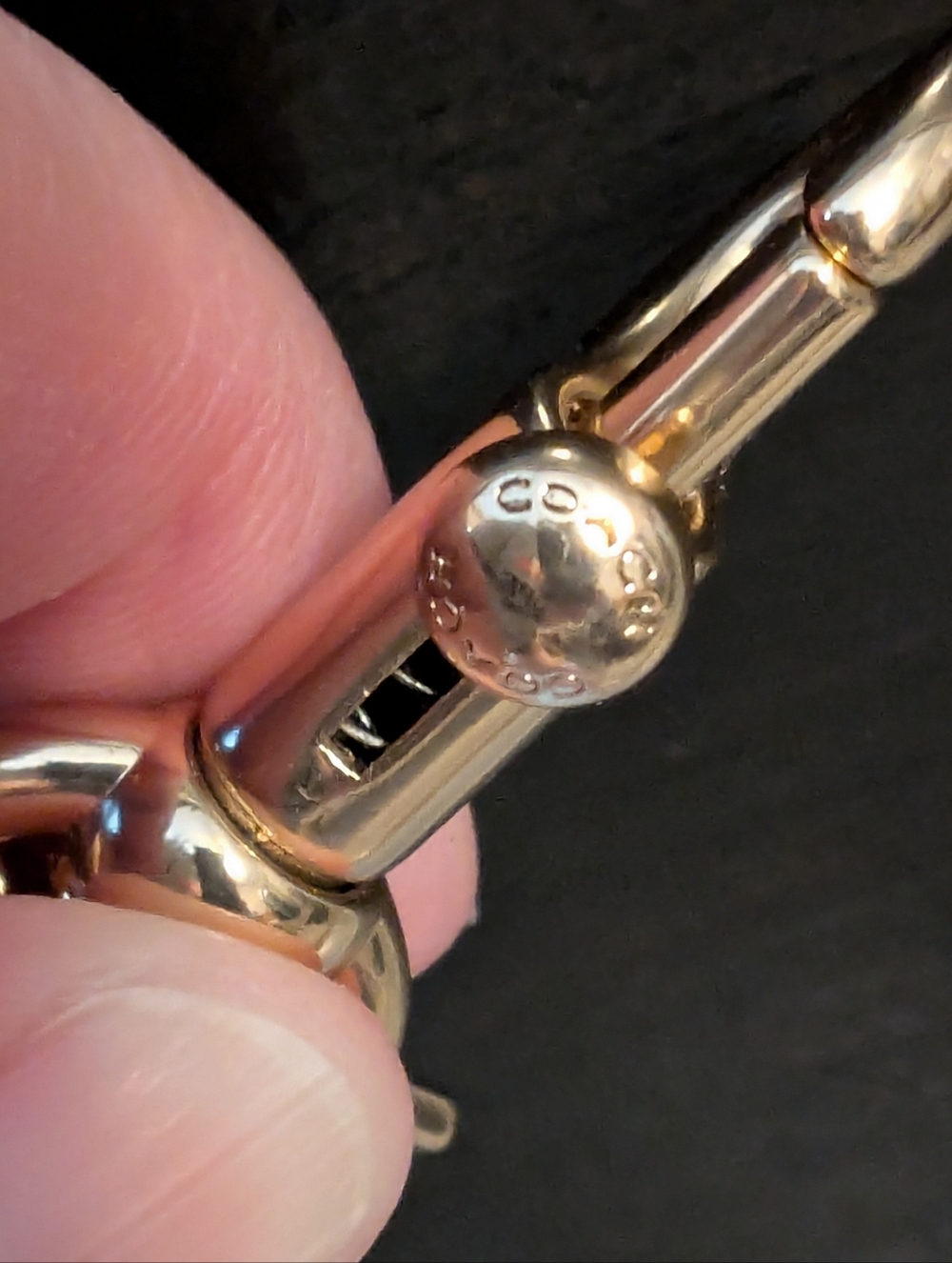 Coach Gold-Tone Candy Charm Keychain Purse Charm Red, Pink White, Green Enamel - Picture 4 of 14